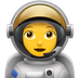 Bagaimana Woman Astronaut emoji terlihat di Apple.