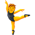 Jak wygląda emoji Baletnica w Emojipedia.