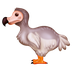 How Dodo emoji looks on Emojipedia.