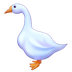 Bagaimana Goose emoji terlihat di Emojipedia.