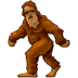 Jak wygląda emoji Włochate stworzenie w Emojipedia.