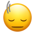 Bagaimana Head Shaking Vertically emoji terlihat di Emojipedia.