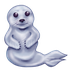 How Seal emoji looks on Emojipedia.