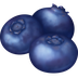 Bagaimana Blueberries emoji terlihat di Facebook.