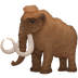 Bagaimana Mammoth emoji terlihat di Facebook.