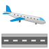 A quoi ressemblent les emoji Avion à l’atterrissage sur Google.