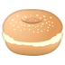 Cómo se ve el emoji Bagel en Google.