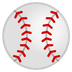 Hvordan Baseball emoji ser ud på Google.