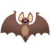 A quoi ressemblent les emoji Chauve-souris sur Google.