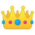 A quoi ressemblent les emoji Couronne sur Google.