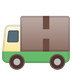 A quoi ressemblent les emoji Camion de livraison sur Google.