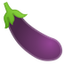 A quoi ressemblent les emoji Aubergine sur Google.