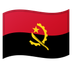 Bagaimana emoji Bendera: Angola kelihatan di Google.