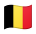 Hvordan Flag: Belgien emoji ser ud på Google.