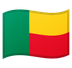 Bagaimana emoji Bendera: Benin kelihatan di Google.