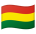 Hvordan Flag: Bolivia emoji ser ud på Google.