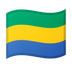 Bagaimana emoji Bendera: Gabon kelihatan di Google.