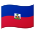 Hvordan Flag: Haiti emoji ser ud på Google.