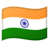 Bagaimana emoji Bendera: India kelihatan di Google.