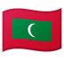 Bagaimana emoji Bendera: Maldives kelihatan di Google.