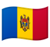 Bagaimana emoji Bendera: Moldova kelihatan di Google.