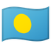 Hvordan Flag: Palau emoji ser ud på Google.