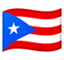 Bagaimana emoji Bendera: Puerto Rico kelihatan di Google.