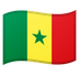 A quoi ressemblent les emoji Drapeau: Sénégal sur Google.