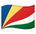 Bagaimana emoji Bendera: Seychelles kelihatan di Google.