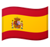 A quoi ressemblent les emoji Drapeau : Espagne sur Google.