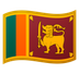 Bagaimana emoji Bendera: Sri Lanka kelihatan di Google.