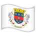 Hvordan Flag: Saint Barthélemy emoji ser ud på Google.