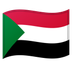 Hvordan Flag: Sudan emoji ser ud på Google.