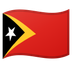 Bagaimana emoji Bendera: Timor-Leste kelihatan di Google.