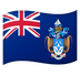 Bagaimana emoji Bendera: Tristan da Cunha kelihatan di Google.