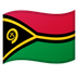 Cómo se ve el emoji Bandera: Vanuatu en Google.