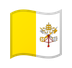 A quoi ressemblent les emoji Drapeau : État de la Cité du Vatican sur Google.