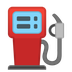 Cómo se ve el emoji Surtidor de gasolina en Google.