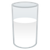 A quoi ressemblent les emoji Verre de lait sur Google.