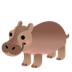 A quoi ressemblent les emoji Hippopotame sur Google.