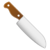 Cómo se ve el emoji Cuchillo de cocina en Google.