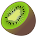 Bagaimana emoji Buah kiwi kelihatan di Google.