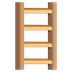 Cómo se ve el emoji Escalera en Google.