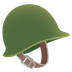 A quoi ressemblent les emoji Casque militaire sur Google.