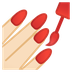 A quoi ressemblent les emoji Vernis à ongles: peau claire sur Google.