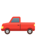 Cómo se ve el emoji Camioneta en Google.