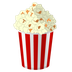 Hvordan Popcorn emoji ser ud på Google.