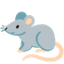 Bagaimana emoji Tikus kelihatan di Google.