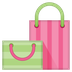 Cómo se ve el emoji Bolsas de compras en Google.