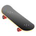 Hvordan Skateboard emoji ser ud på Google.